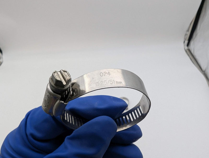 Ideal Tridon Size 24 Hose Clamps 1/2" Wide 1" to 2" 301 SS 67-4 Pack of 20 3