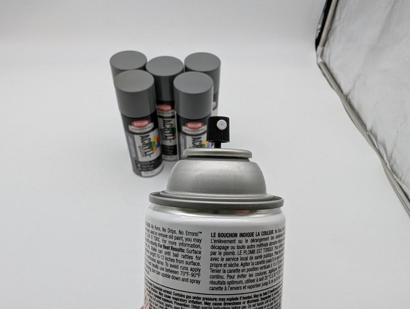 Krylon Acrylic Spray Paint Smoke Gray 16oz K01608 Industrial Pack of 6 Cans 4