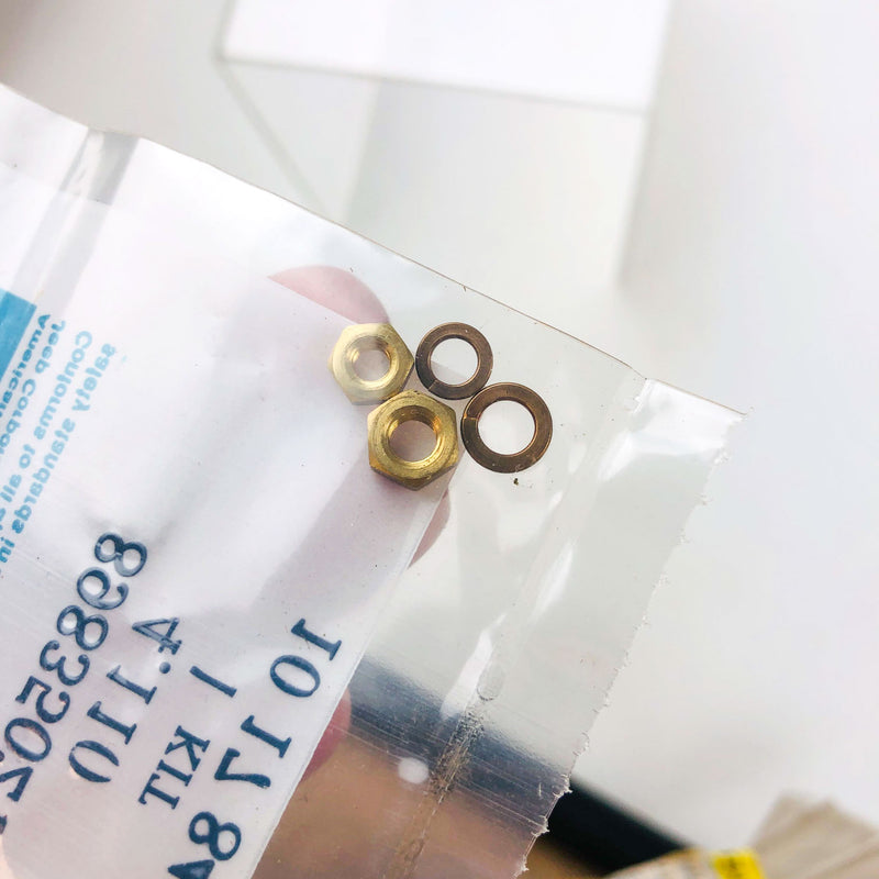 Mopar 83502150 Nut Washer Kit OEM NOS USA Made Sealed Brass 2