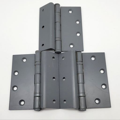 3x S Parker B1130 PC4H Hinges 4.5" Half Mortise Butts Dark Gray Prime Coated 1