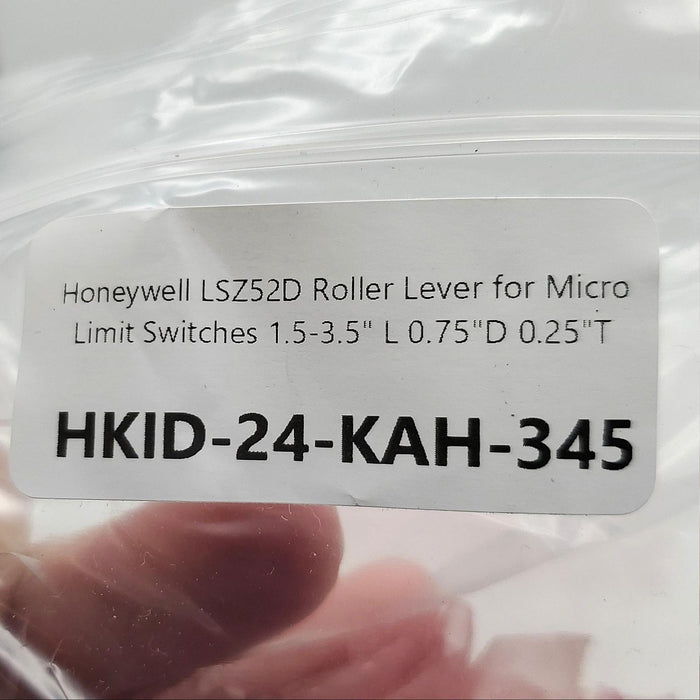 Honeywell LSZ52D Roller Lever for Micro Limit Switches 1.5-3.5" L 0.75"D 0.25"T 8