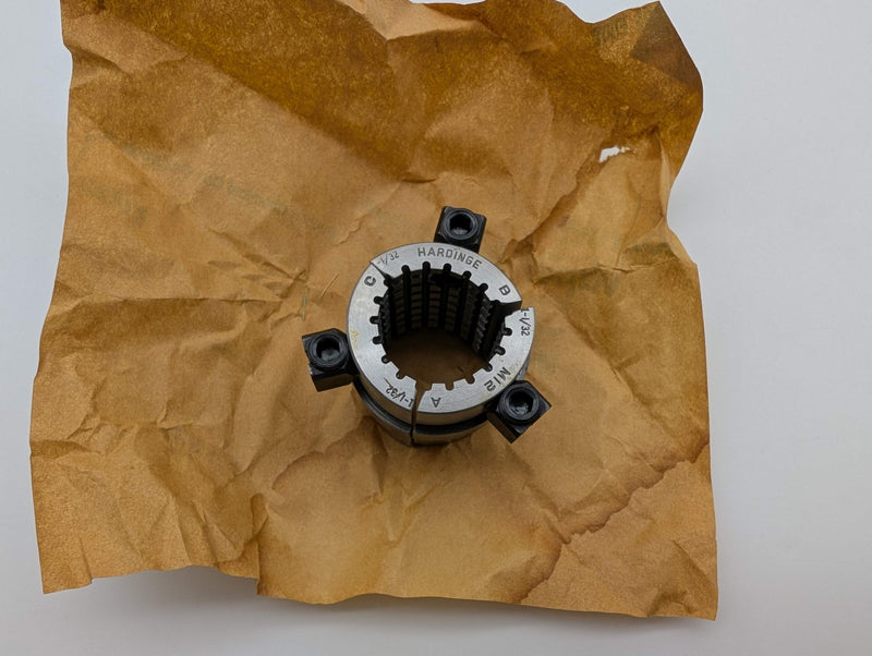Hardinge M12 1-1/32" Round Serrated Collet Pads 3-Segment for M12 Collet