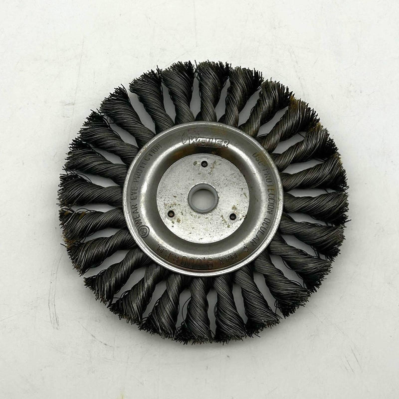 Weiler 08095 Wire Wheel 6inch Standard Twist .016 Wire 5/8-1/2" AH ST-6 1ct 1