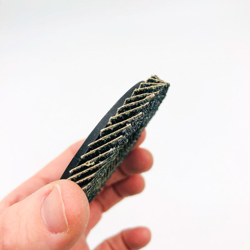 10x CGW Abrasives 30011 Flap Discs 3" Mini Zirconia Quick Change Type R 36 Grit 6