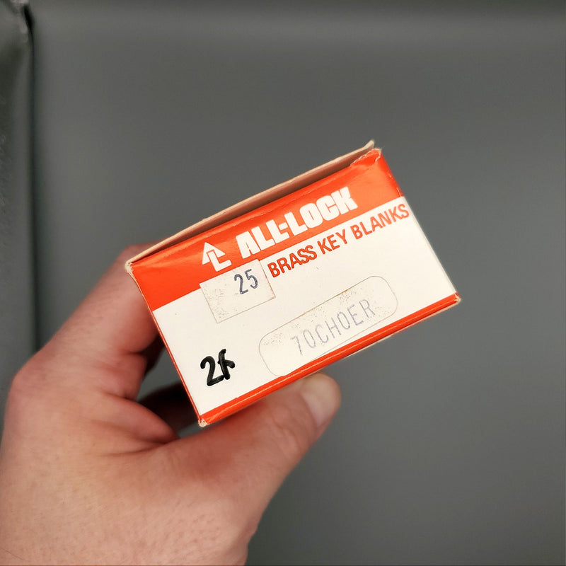 2x All-Lock 70CH0ER / 593578 Key Blanks 1985-1995 Chrysler Dodge Plymouth 3