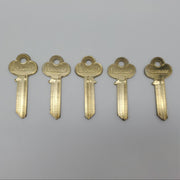 5x Lockwood A1015PR Key Blanks P Keyway Nickel Silver 6 Pin USA Made NOS 3