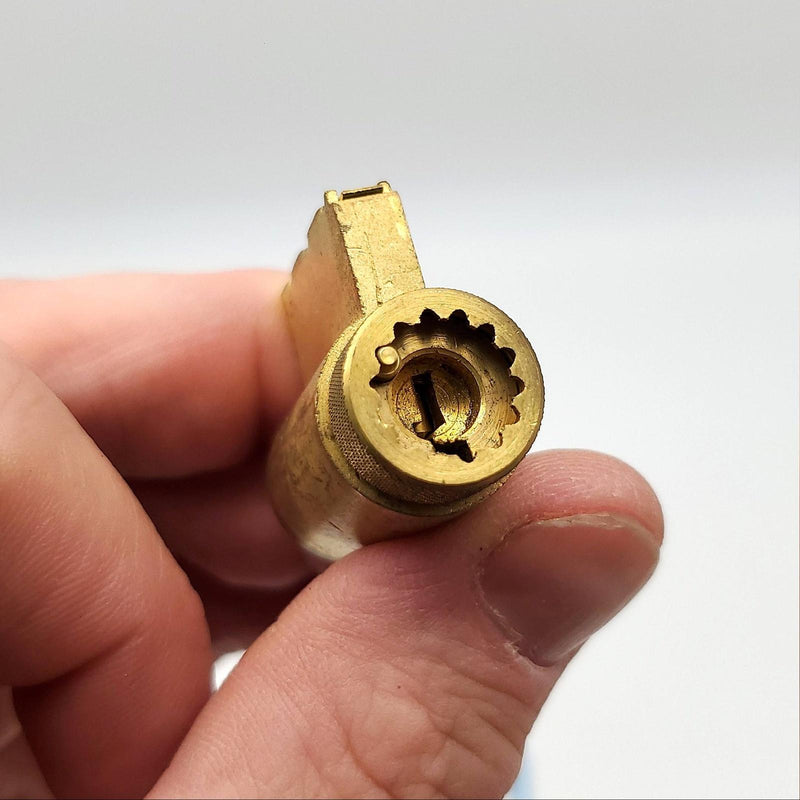 Acro Welch Lock Cylinder Conversion Kit Sargent U Knob 6 Pin Satin Brass #6866 4