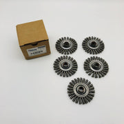 Weiler 13276 Abrasive Wire Wheel 4" Cable Twist .020 SS 5/8-11 AH CTA-4 Pk of 5 8