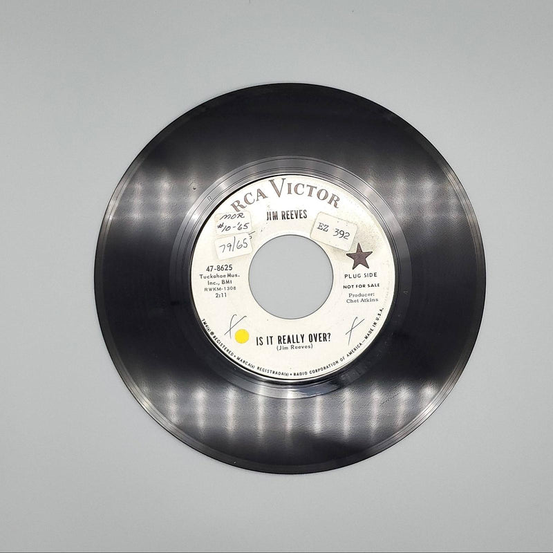 Jim Reeves Is It Really Over? Single Record RCA Victor 1965 47-8625 PROMO 1