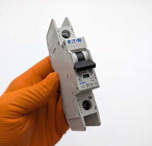 Eaton FAZ-D1.5/1-NA-SP Miniature Circuit Breaker 1.5A Single Pole 277V UL489 1