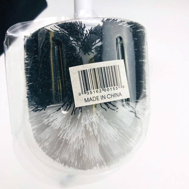 2x Toilet Bowl Brush European Style 13" Handle Polypropylene Curved Head 2