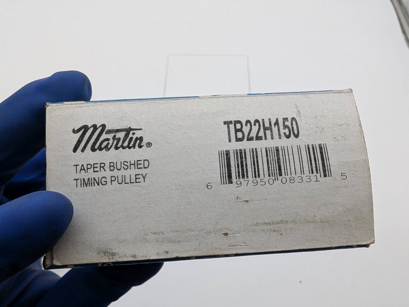 Martin TB22H150 11TN Timing Belt Pulley 1-1/2" Belt Width 22 Teeth 1/2" Pitch 4