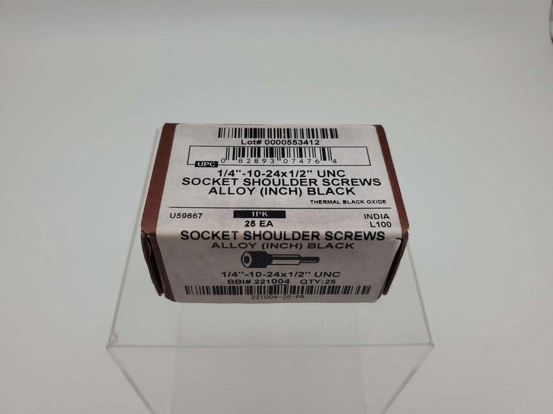 1/4"-10-24 x 1/2" Socket Shoulder Screws Brighton Best 221004 Pack of 25 4