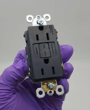 Legrand Radiant 1597BK GFCI Receptacle Duplex 15A 125V Self Testing Black 2