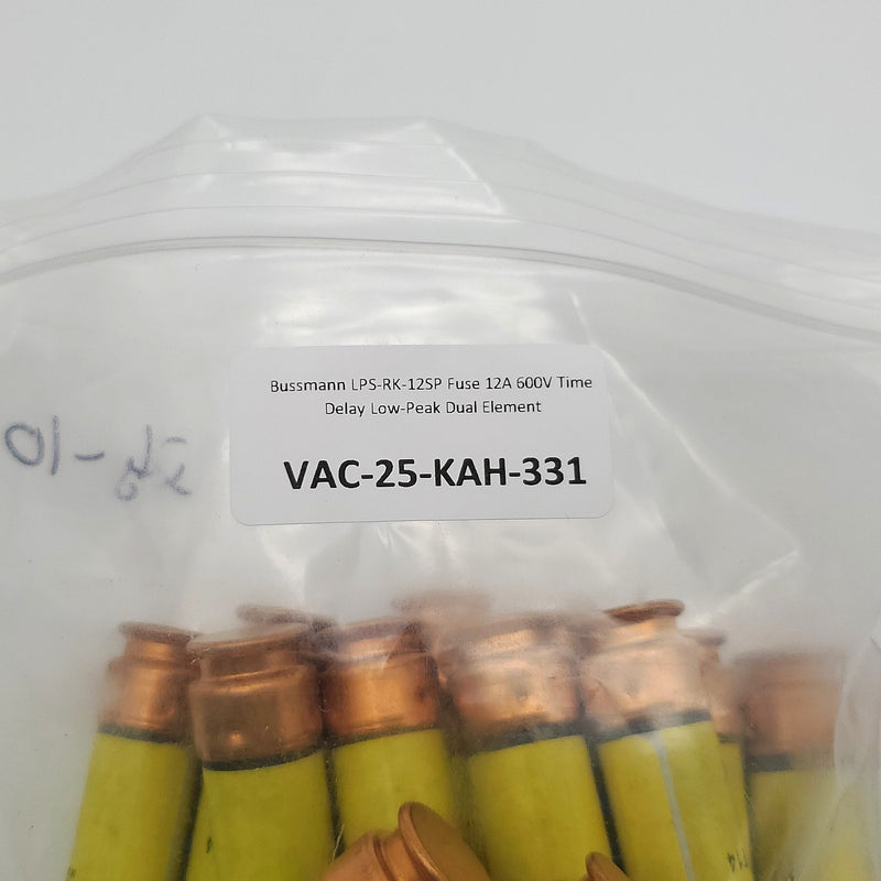 Bussmann LPS-RK-12SP Fuse 12A 600V Time Delay Low-Peak Dual Element 4
