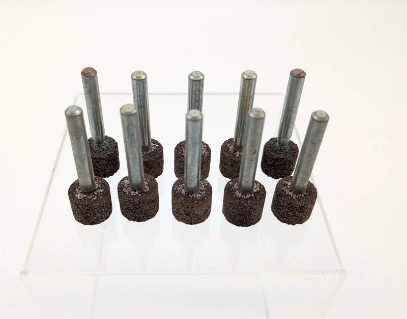 Norton 5/8" x 1/2" Mounted Points W194 60 Grit AO 1/4" Shank D W194 Pack of 10 1