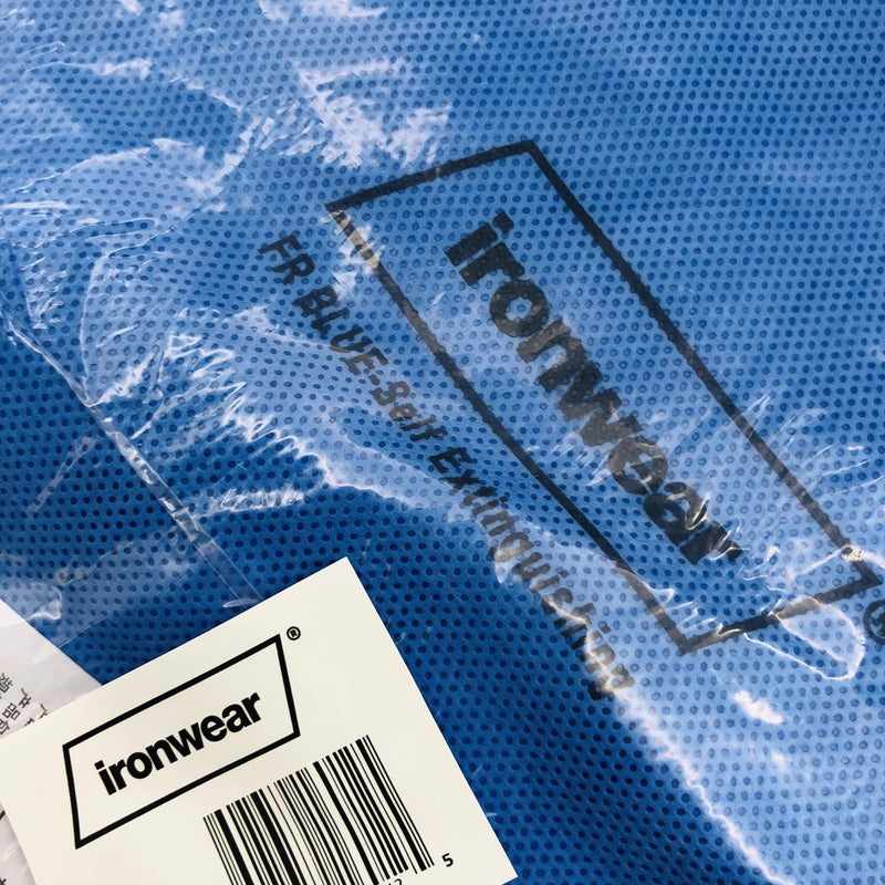 Ironwear 1601 Disposable Coverall Sz Large Flame Resis SMS Polypropylene 25/case 4