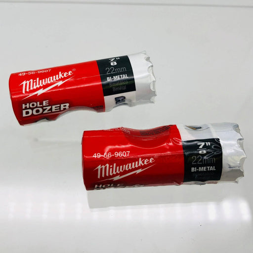 Milwaukee 49-56-9607 Hole Saw 7/8in Ice Hardened Hole Dozer Bi-Metal 3.5 TPI 2pk 1