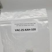 Cleveland C46331 Countersink Single Flute 3/8" Diam 1/4" Shank Solid Carbide 5