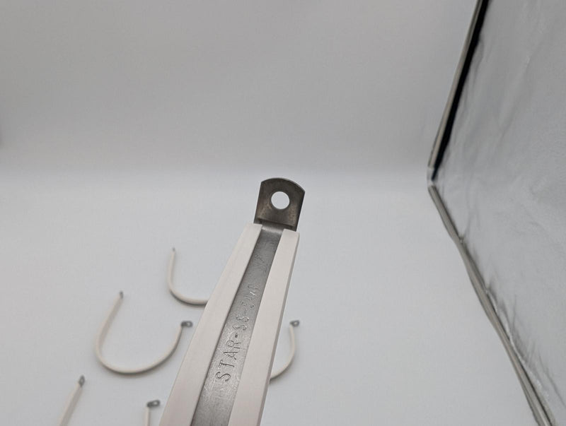 Star 3.75" Cushioned Hose Clamps 304 Stainless Steel White PVC Pack of 5 3