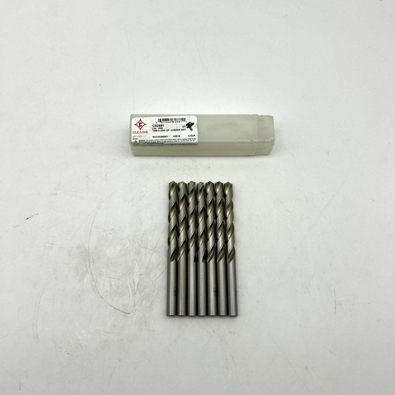 Cle-Line C62881 Jobber Drill Bit 8.3mm 1898 General Purpose HSS Bright Lot of 7