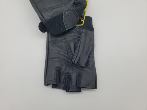 Occunomix Lifter Gloves Half Finger Size XL Padded Palm Stretch Top OK-GAVP-BLK 2