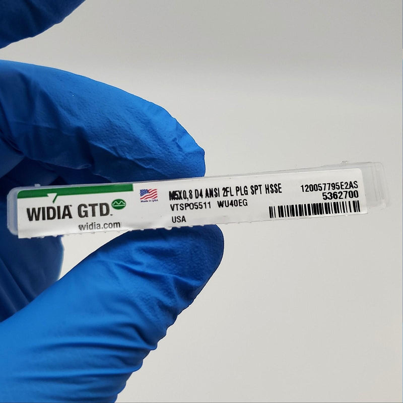 Widia 5362700 Spiral Point Tap M5 X 0.8 2 Flute 60.3mm OAL 12.7mm Thread 5