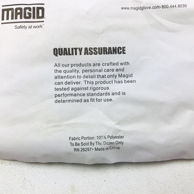 Magid JDW150 Cut Resistant Glove Sz 9 Large 13 Gauge Polyurethane Palm 6 Pairs