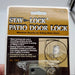 Loxem Patio Sliding Door Lock No 1253 Steel Locking Bolt Tamper Resistant Screws 8