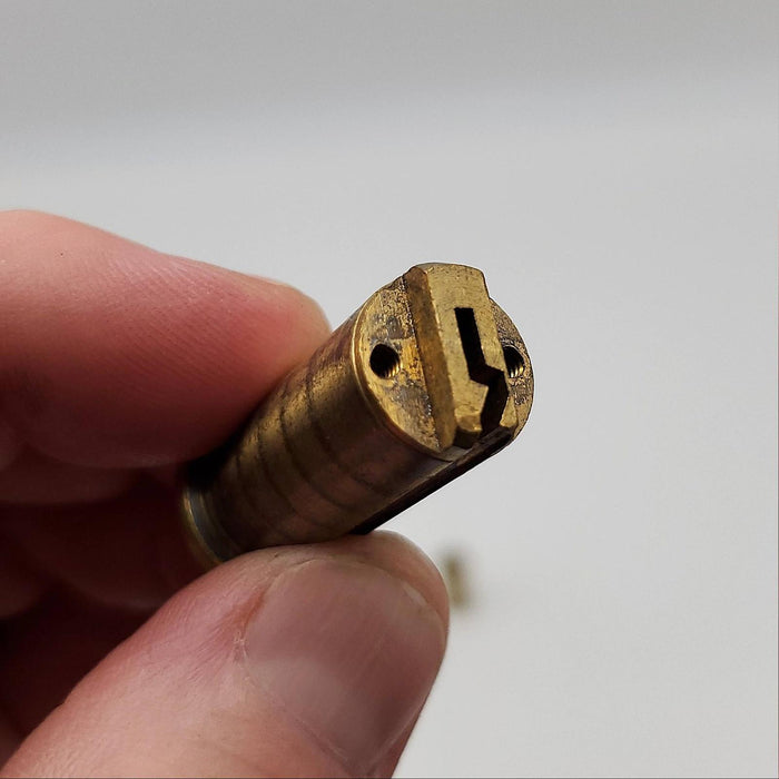 2x Schlage 33-406 Cylinder Plugs 1-1/8" C Keyway 6 Pin Satin Brass 606 3