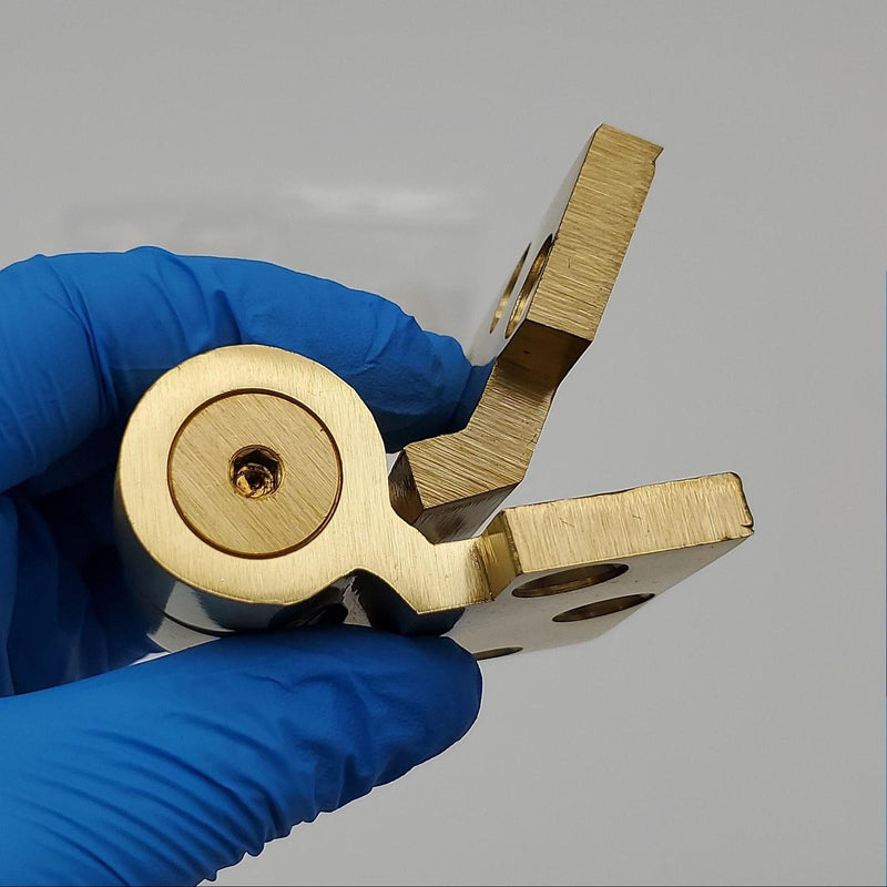 Rixson Intermediate Pivot 119 3/4" Offset Satin Brass RH Full Mortise Right Hand 6