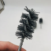 5x Weiler 21330 Power Tube Brush 1-1/2" Dia Helical Nylon SC 2-1/2" Brush Lngth 4