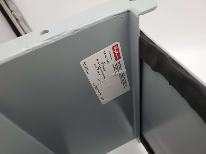 Hoffman F66L12 Straight Wireway Section 12" x L 6"W x 6" H Hinged Cover 3