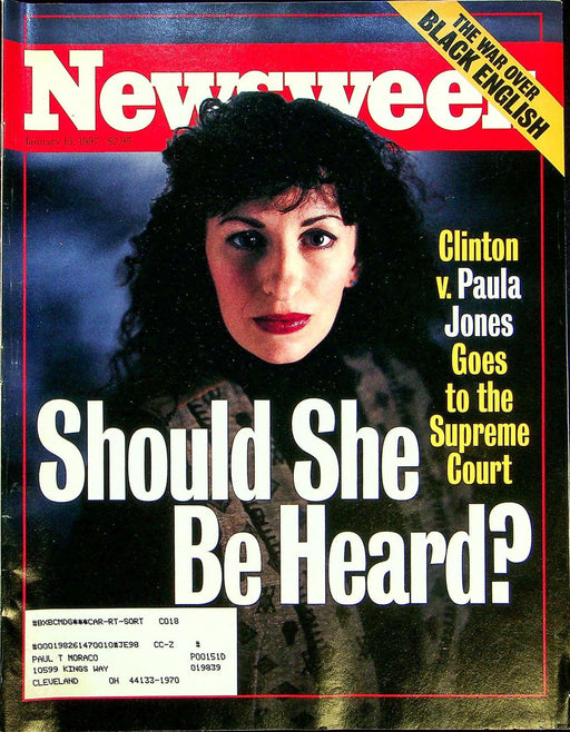 Newsweek Magazine January 13 1997 Paula Jones Bill Clinton Sexual Harrasement 1