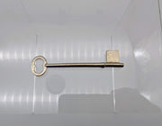 5x Ilco 17B Bit Keys .50" Bit Width .08" Thick .50" Height Malleable Iron 1