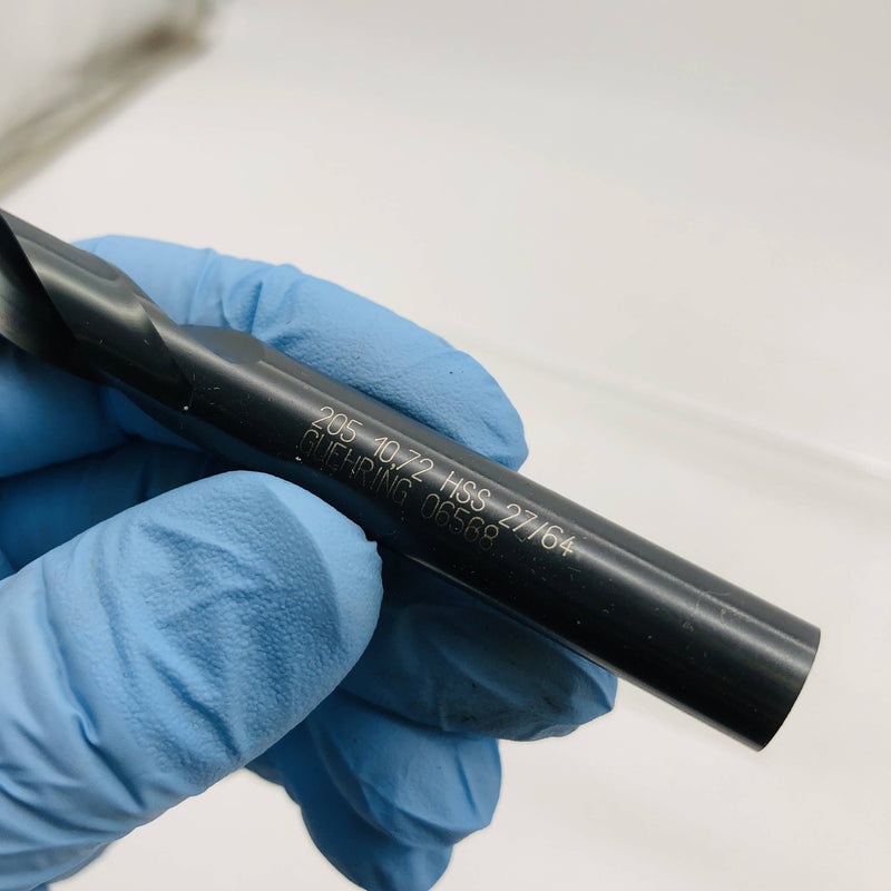 Guhring 205 Jobber Drill Bit 27/64in HSS Steam Oxide DIN 338 R-N 118 Point 1pc 6