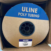 Uline S-7926 Black Poly Tubing Roll 6 Mil 24" x 500' LDPE Non-Vacuum 1 Roll 1