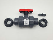 Hayward TB1200ST 2" True Union Ball Valve PVC FPM Seal Bi-Directional 1