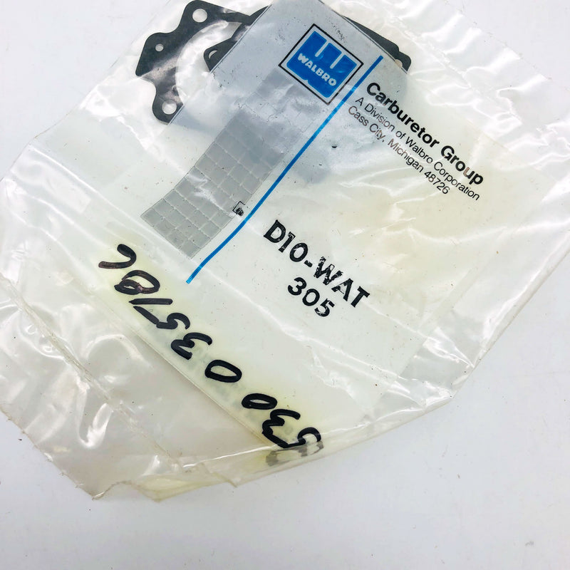 Poulan 530035186 Gasket and Diaphragm Kit OEM NOS SS to 530069844 D10-WAT 305 4