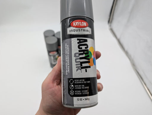 Krylon Acrylic Spray Paint Smoke Gray 16oz K01608 Industrial Pack of 6 Cans 2