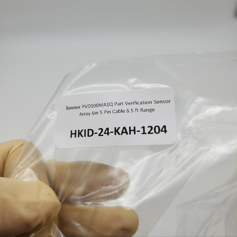 Banner PVD100MA1Q Part Verification Sensor Array 6in 5 Pin Cable 6.5 f ...