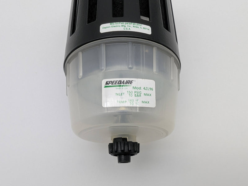 Speedaire 4ZL96 Muffler Reclassifier 1/2" NPT 35 CFM 150 PSI Max 2