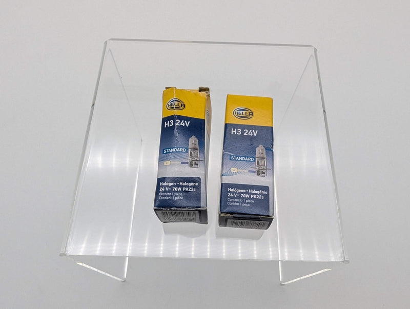 HELLA H3 24V 70W Halogen Bulbs Heavy Duty Truck Fog Work Light Pack of 2