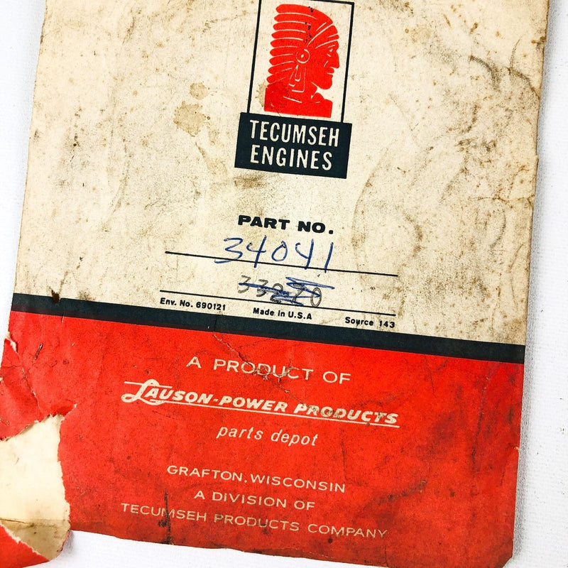 Tecumseh 34041 Head Gasket OEM New Old Stock NOS USA Made 9