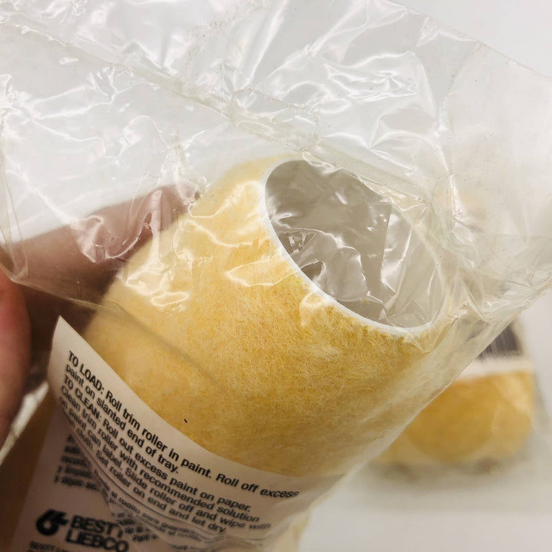 6pk Biestt Liebco 690188230 Paint Roller Cover 3in Nap Semi Smooth Woven Trim 8