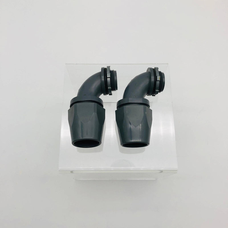 Carlon LT20F-NEW Carflex Fitting 1in 90 Degree Liquid Tight Non-Metallic 2pk 9