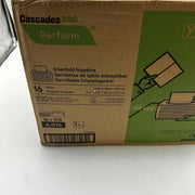 Cascades Pro Perform T410 White Napkin Interfold 1-Ply Recycled 14pks/PartiCase 4