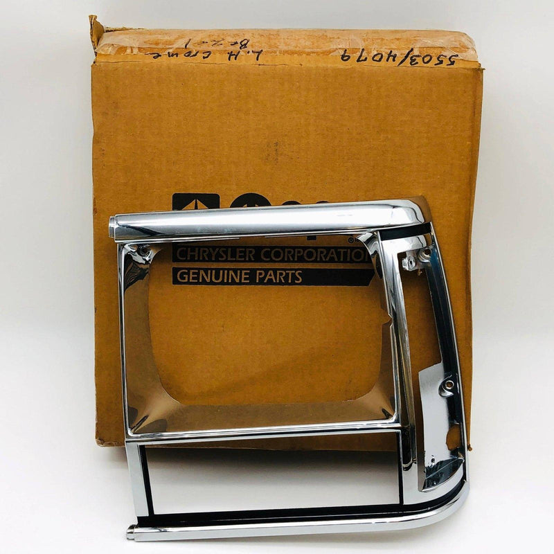 Mopar 55034049 Headlight Bezel Plastic Chrome OEM NOS Jeep Cherokee Open 1