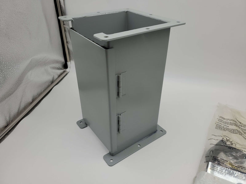 Hoffman F66L12 Straight Wireway Section 12" x L 6"W x 6" H Hinged Cover 4