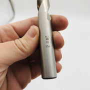 Cle-Line C62916 Jobber Drill Bit 1899 Series 14.5mm HSS 2 Flutes Straight No Pkg 2